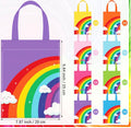 Ser of 8 Rainbow Party Favor Bags