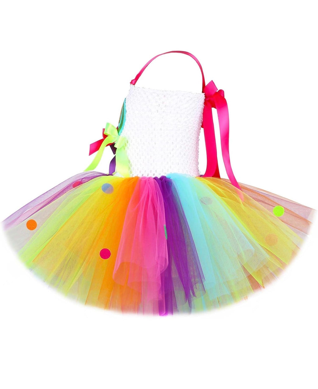 Rainbow Candyland Dress Size 7-8