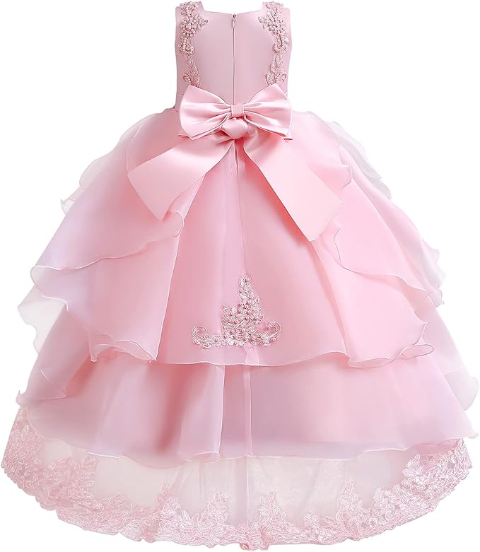Sleevless Tulle and Satin Dress Size 6-7