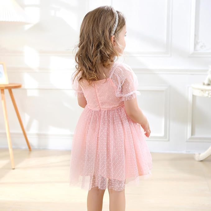 Toddler Dot Tulle Princess Dress